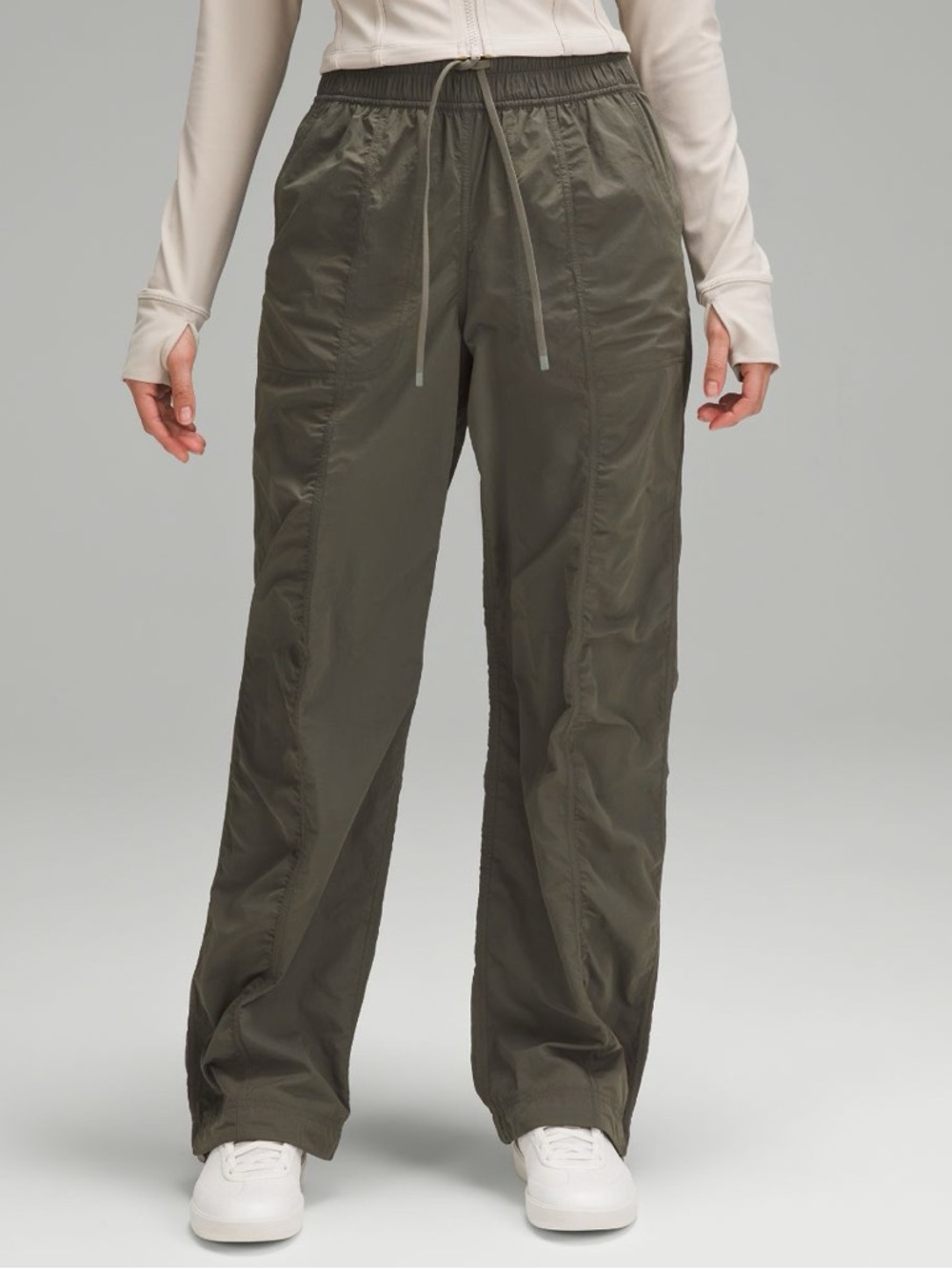lulu ruched relaxed fit pant